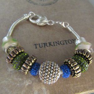 Beaded Rhinestone Bracelet Glass beads